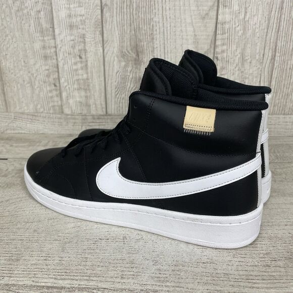 MENS Nike COURT ROYALE 2 MID Size 12 Basketball Sneakers Black White CQ9179-001 main image 9